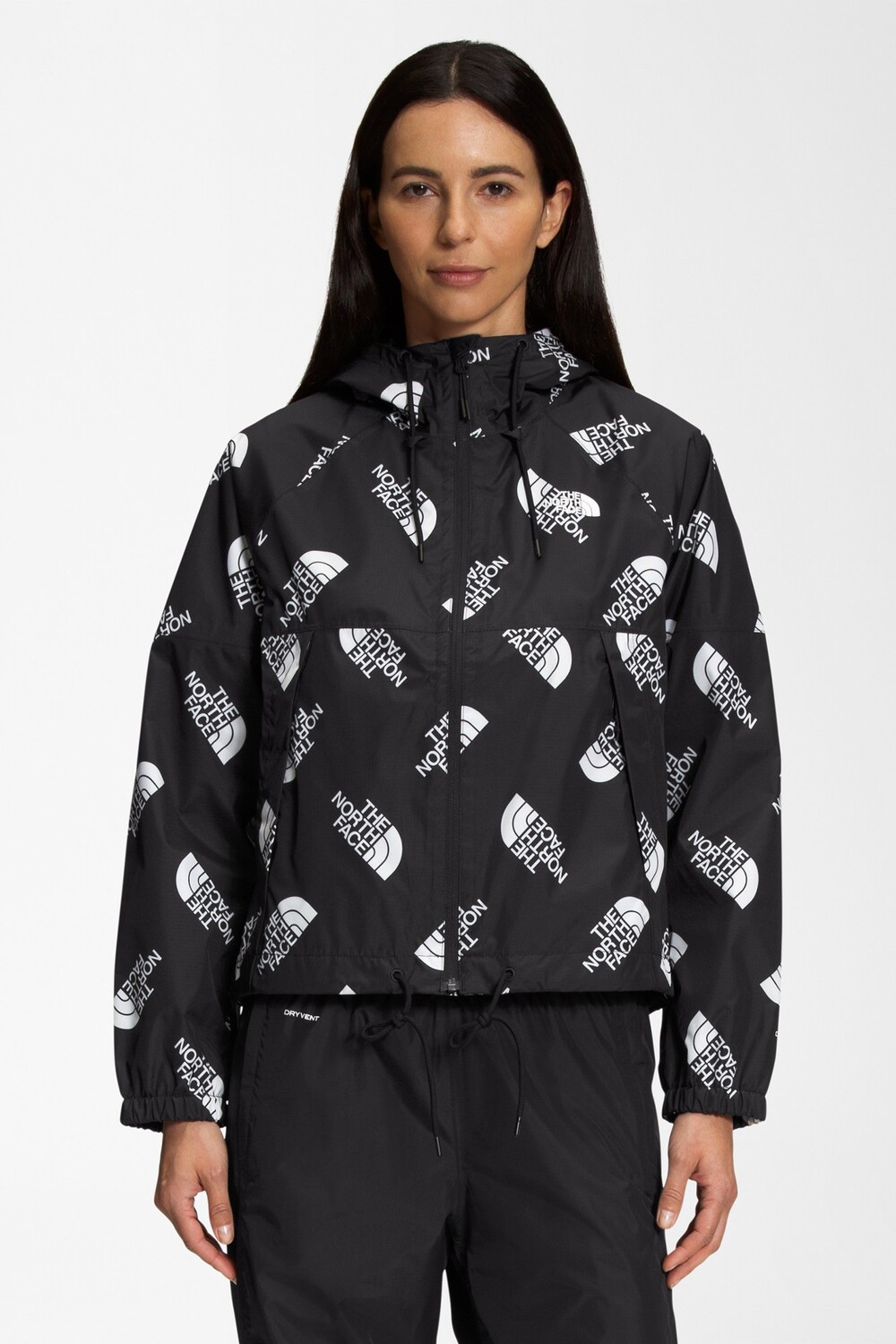 

Толстовка Antora Rain с принтом — женская The North Face, черный