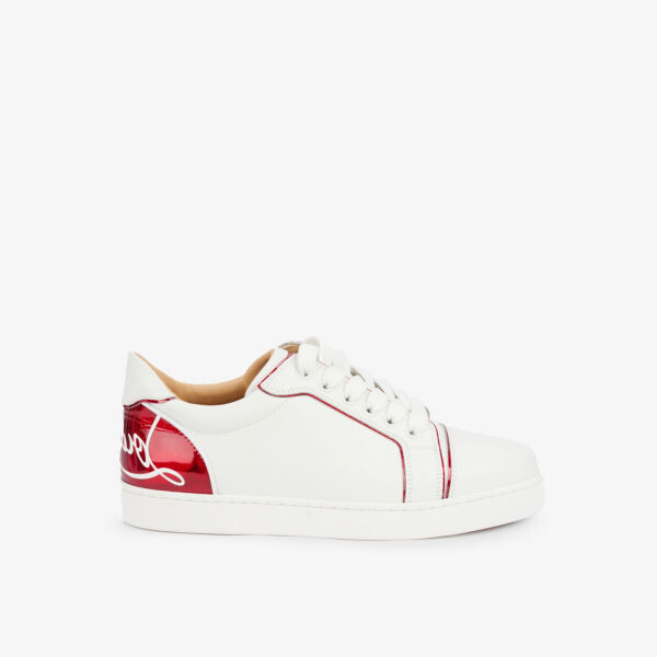 

Кожаные кроссовки fun vieira Christian Louboutin, цвет bianco/loubi