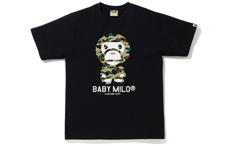 

Футболка мужская A Bathing Ape, черный/зеленый