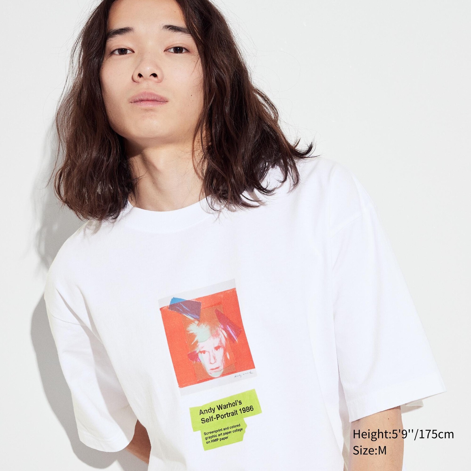 

Футболка Uniqlo Andy Worhol Ut с графикой, белый