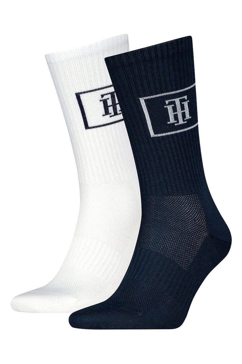 

Носки длинные с логотипом - 2 пары Tommy Hilfiger, черный