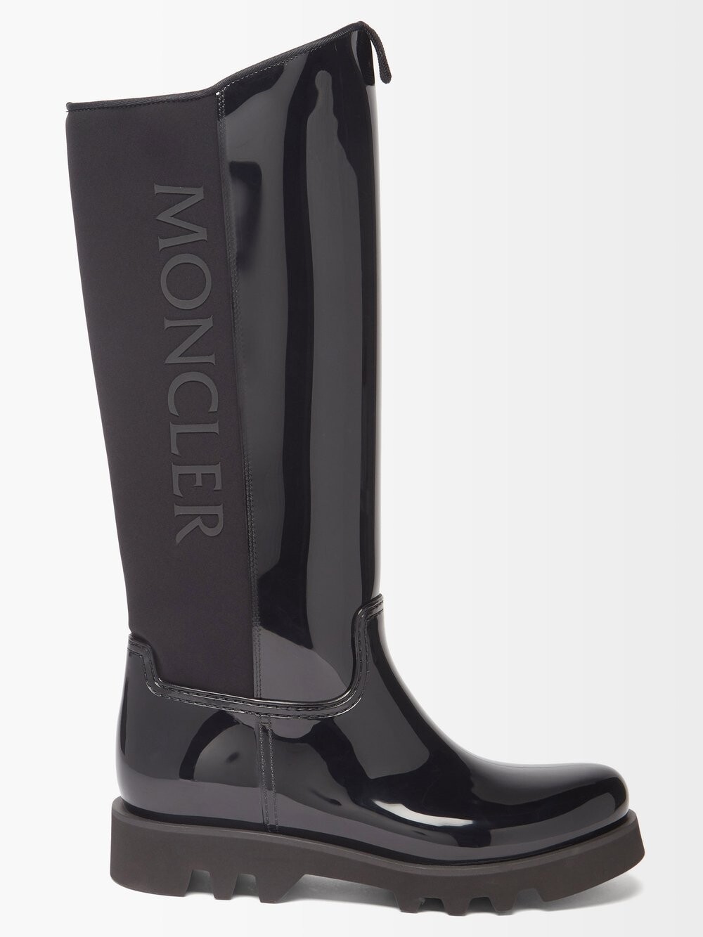 

Сапоги gilla из резины и неопрена Moncler, черный