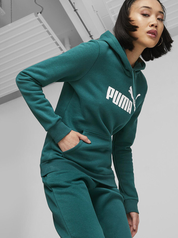 

Толстовка Puma Hoodie ESS, зеленый