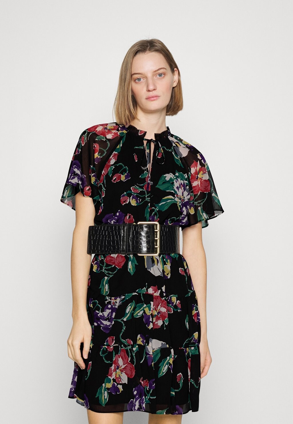 

Летнее платье Lauren Ralph Lauren, черный/мульти