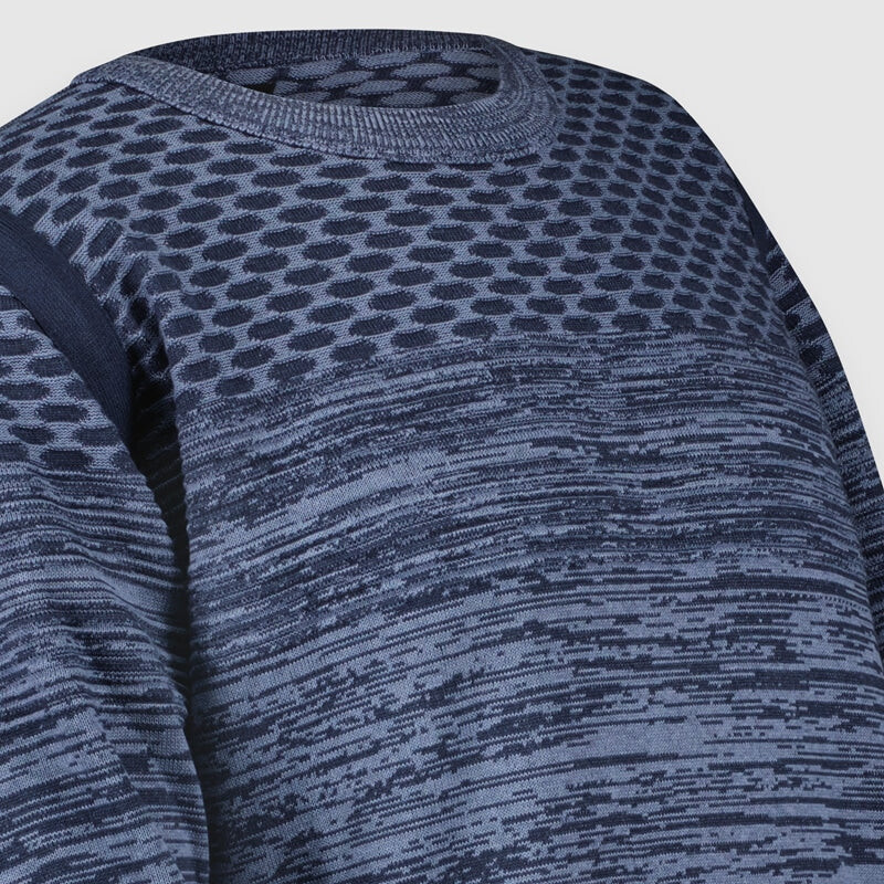 

Пуловер Twinlife Knit Sweater Twisted Ottoman, синий