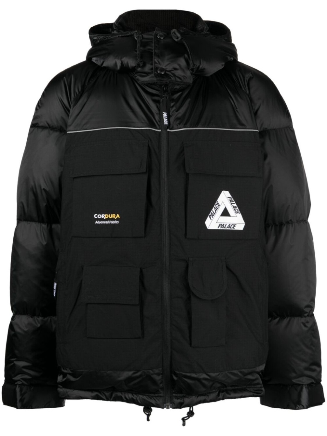 

Пуховик с капюшоном из коллаборации с Palace Junya Watanabe MAN, черный