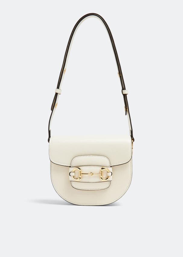 

Сумка Gucci Horsebit 1955 Mini Rounded, белый