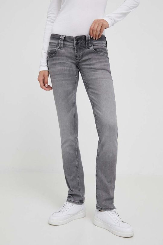 Джинсы Pepe Jeans, серый джинсы прямого кроя waverly dkny jeans мульти