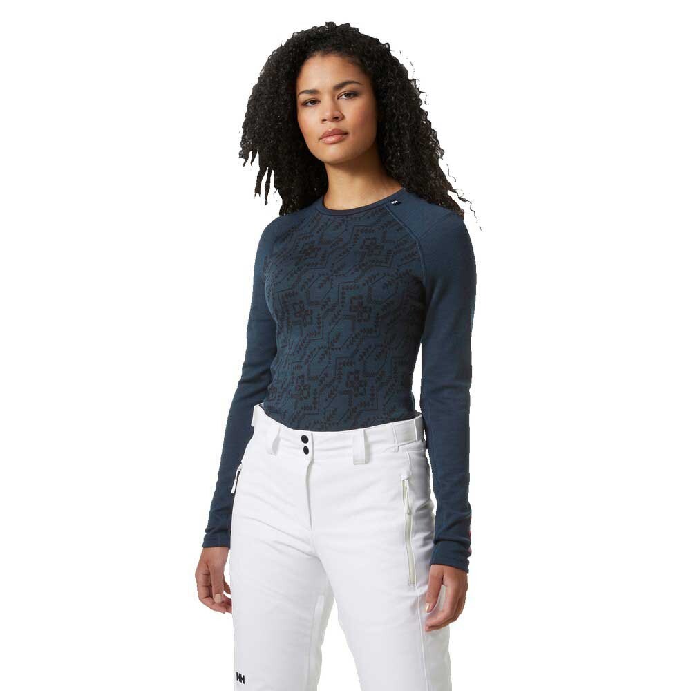 

Футболка Helly Hansen Lifa Merino Midweight Graphic Crew, синий
