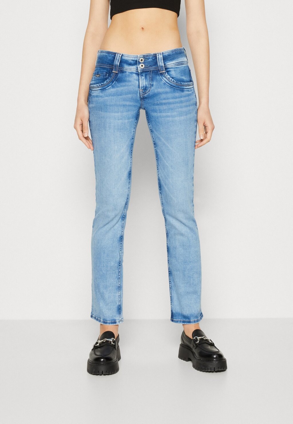 

Джинсы-сигареты Pepe Jeans, синий