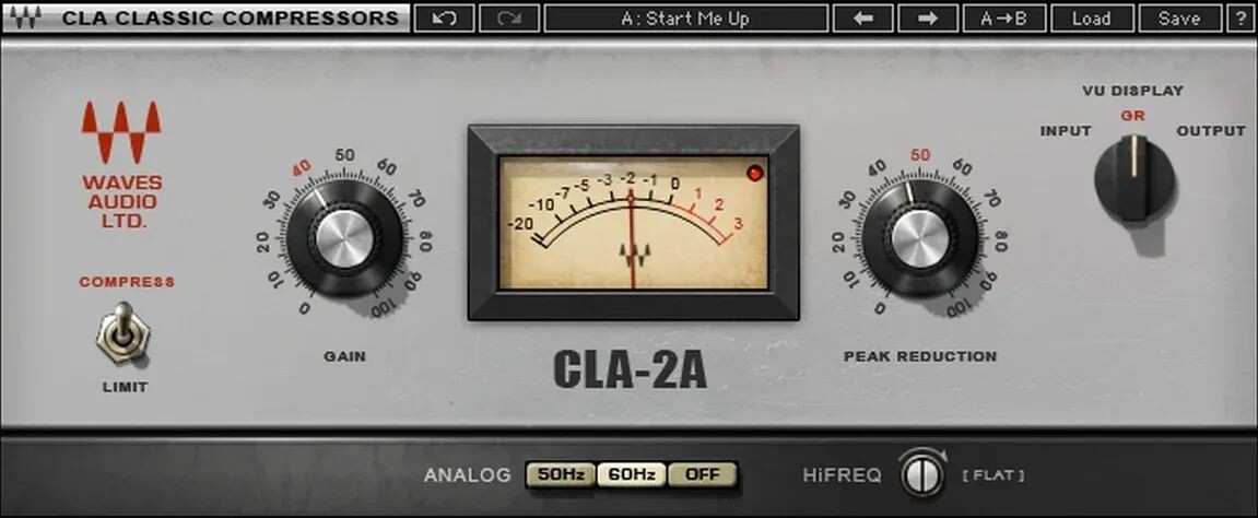 

Плагин смоделированного компрессора Waves CLA-2A
