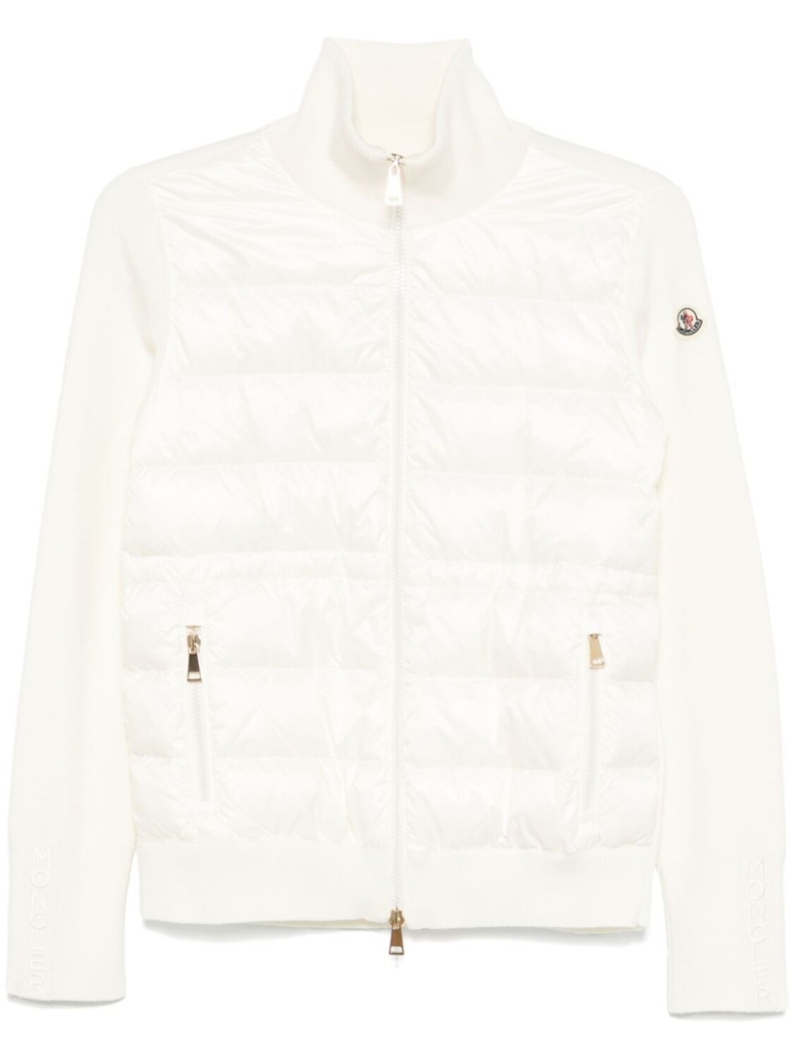 

Moncler кардиган со вставками, белый