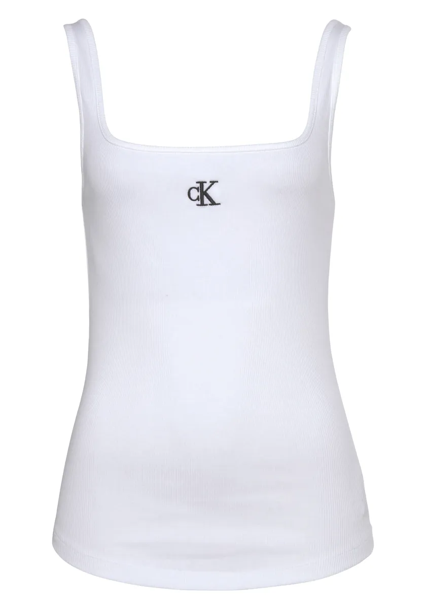 

Майка Calvin Klein Jeans "CK RIB TANK TOP", белый