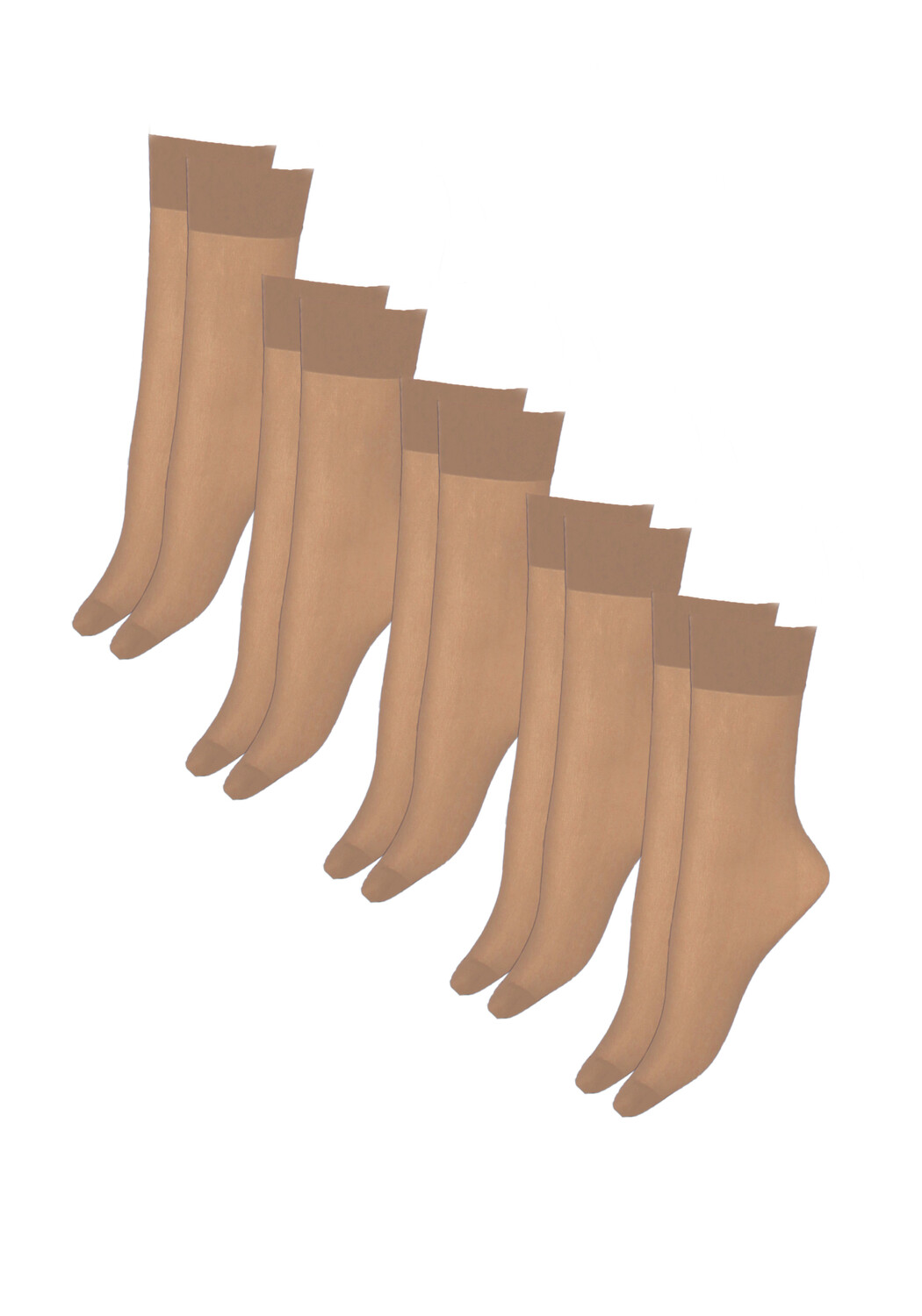 

Носки Esda Feinstrümpfe (Pack, 5 tlg.) 20den matte Optik, цвет skin