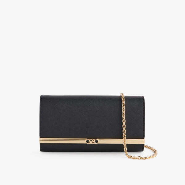 

Клатч Mona из фактурной кожи Michael Michael Kors, черный