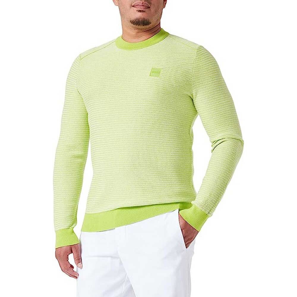 

Свитер BOSS Arbor 10247929 Crew Neck, зеленый