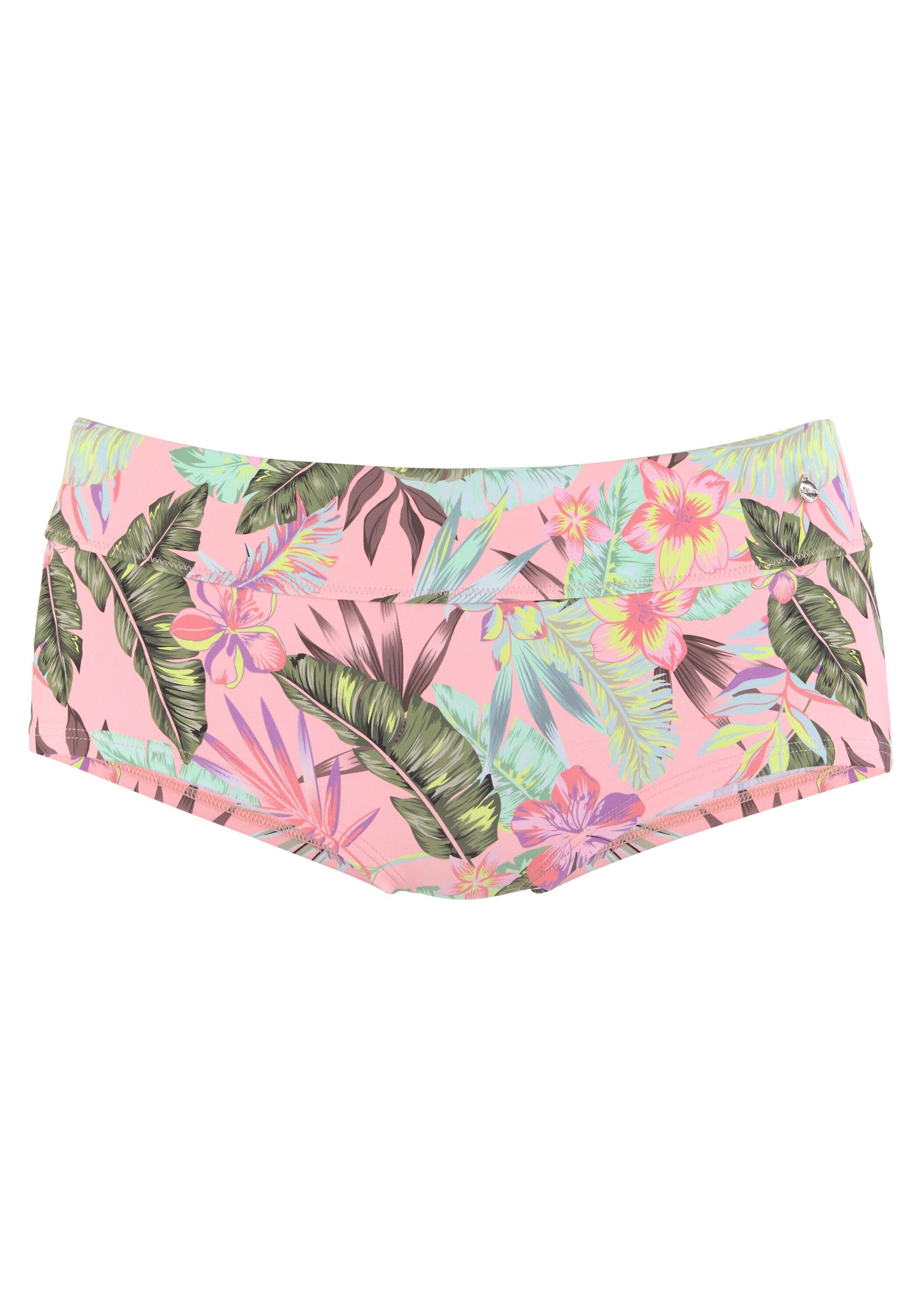 Плавки бикини s.Oliver Bikini Hotpants, цвет rose bedruckt