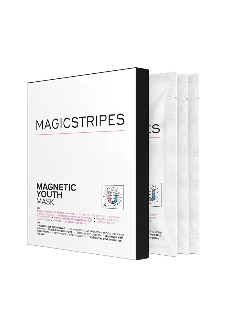 

Маска для лица Magnetic Youth Mask Box 3 Pack Magicstripes, цвет neutral