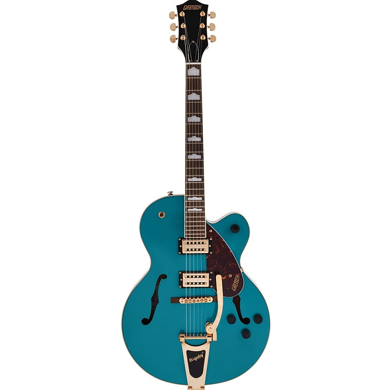 

Электрогитара Gretch G2410TG Streamliner Hollow Body Single Cut with Bigsby and Gold Hardware, Laurel Fingerboard, Ocean Turquoise Electric Guitar