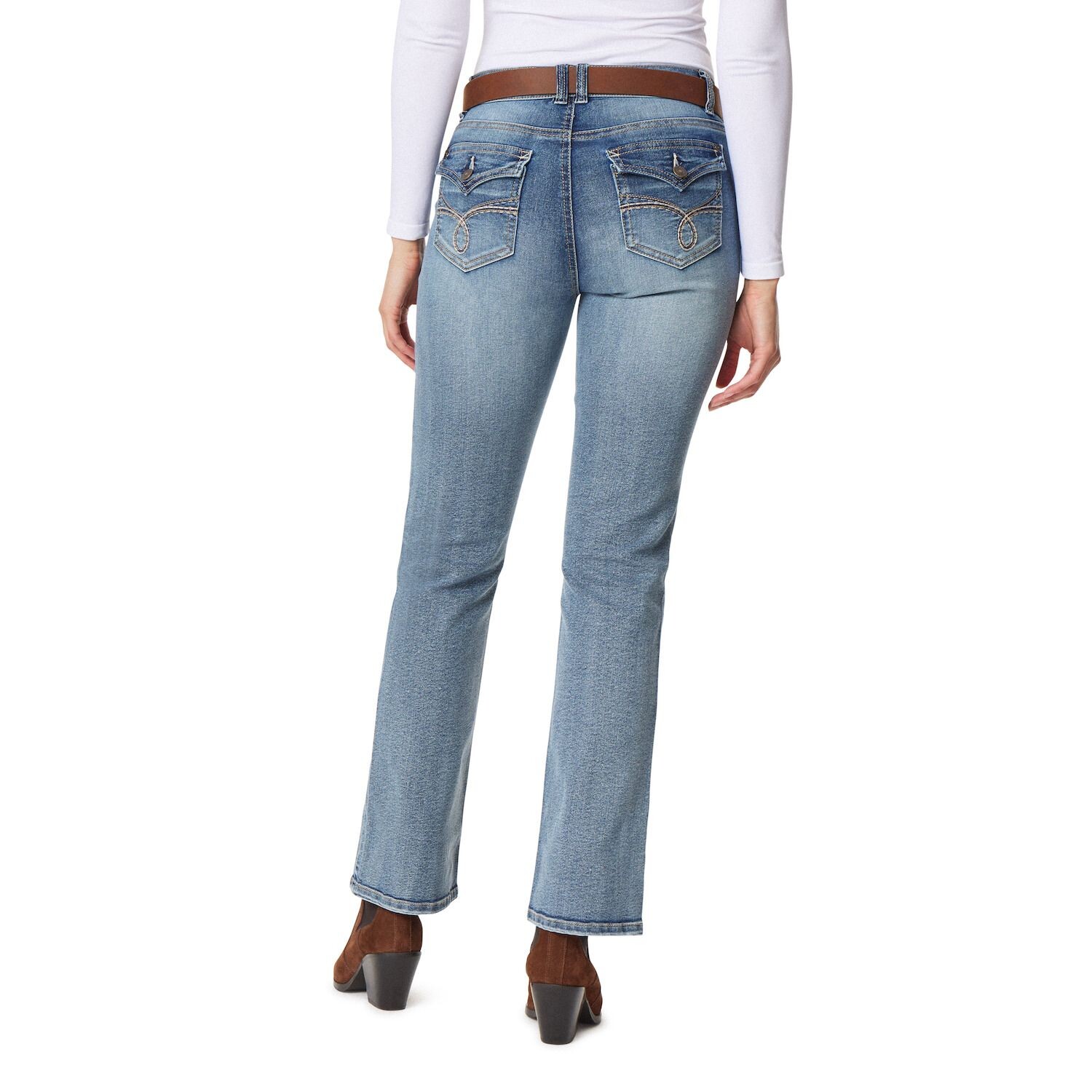 

Юниорские узкие джинсы WallFlower Legendary с поясом Bootcut WallFlower