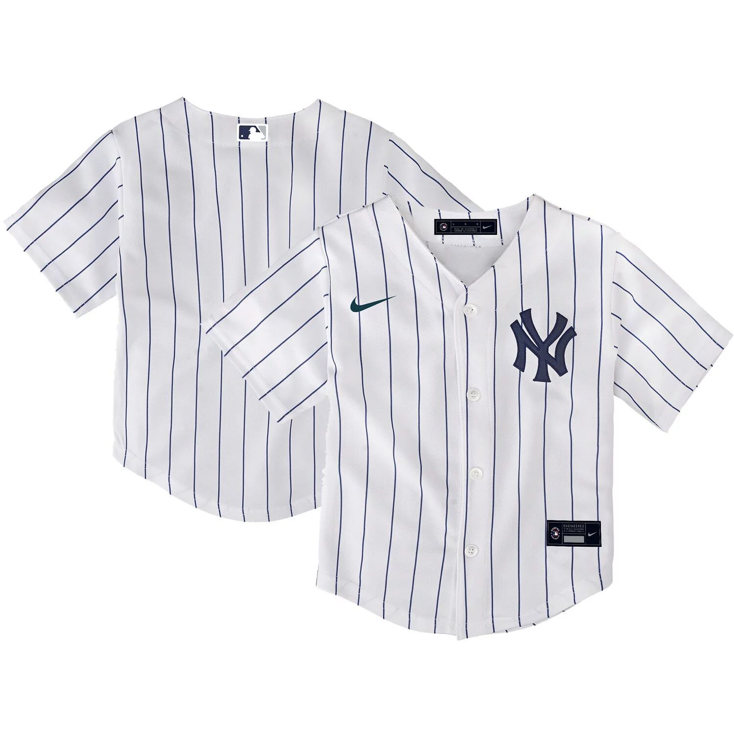 

Белая футболка Nike New York Yankees для малышей, реплика команды Nike