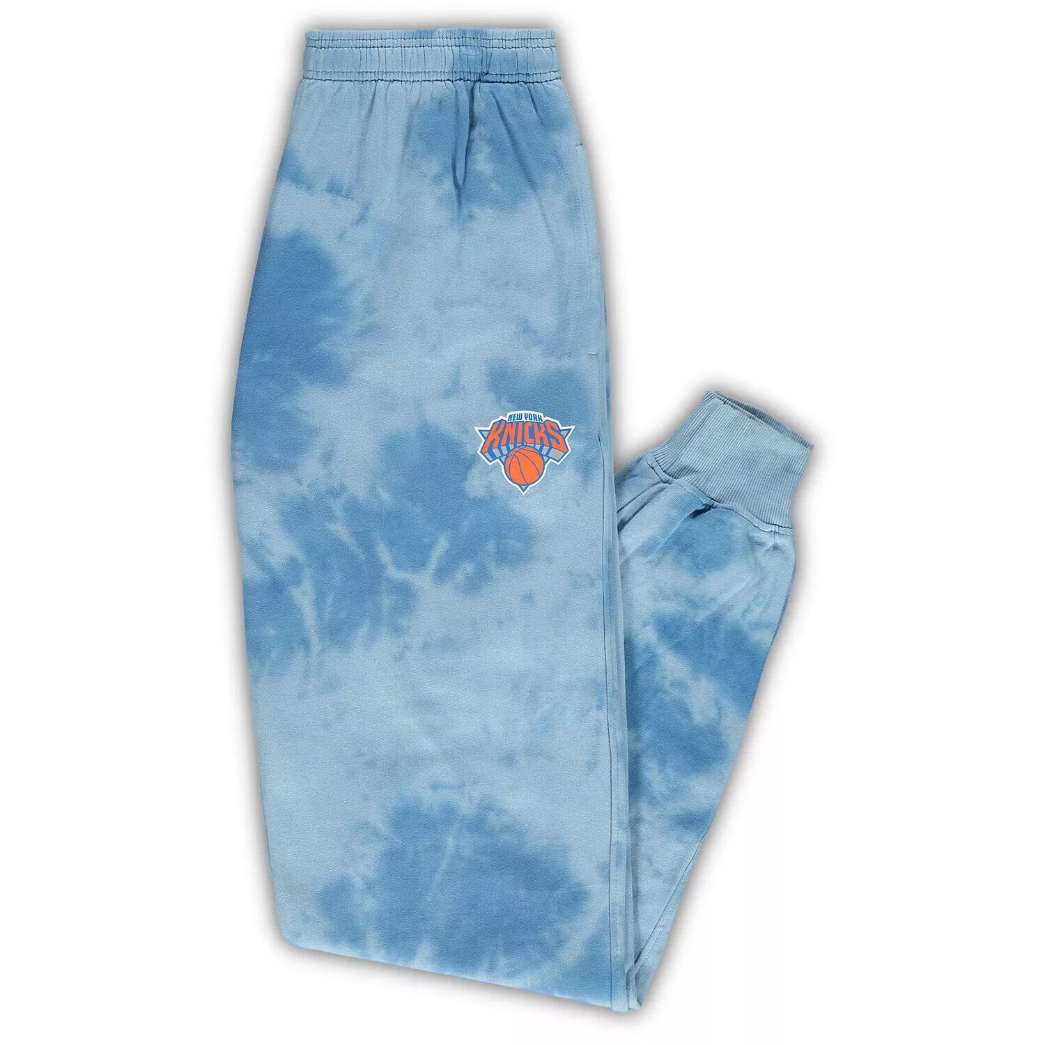 

Мужские фирменные синие брюки-джоггеры New York Knicks Big & Tall с надписью Cloud Dye Fanatics, Синий