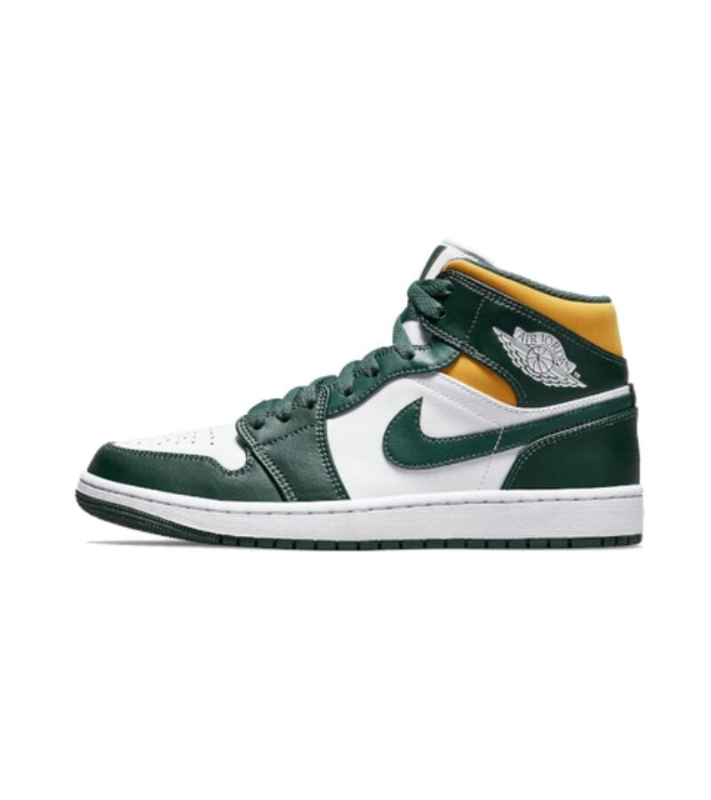 

Кроссовки Nike Air Jordan 1 Mid, зеленый