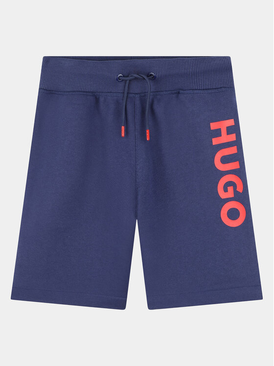 Спортивные шорты стандартного кроя Hugo, синий