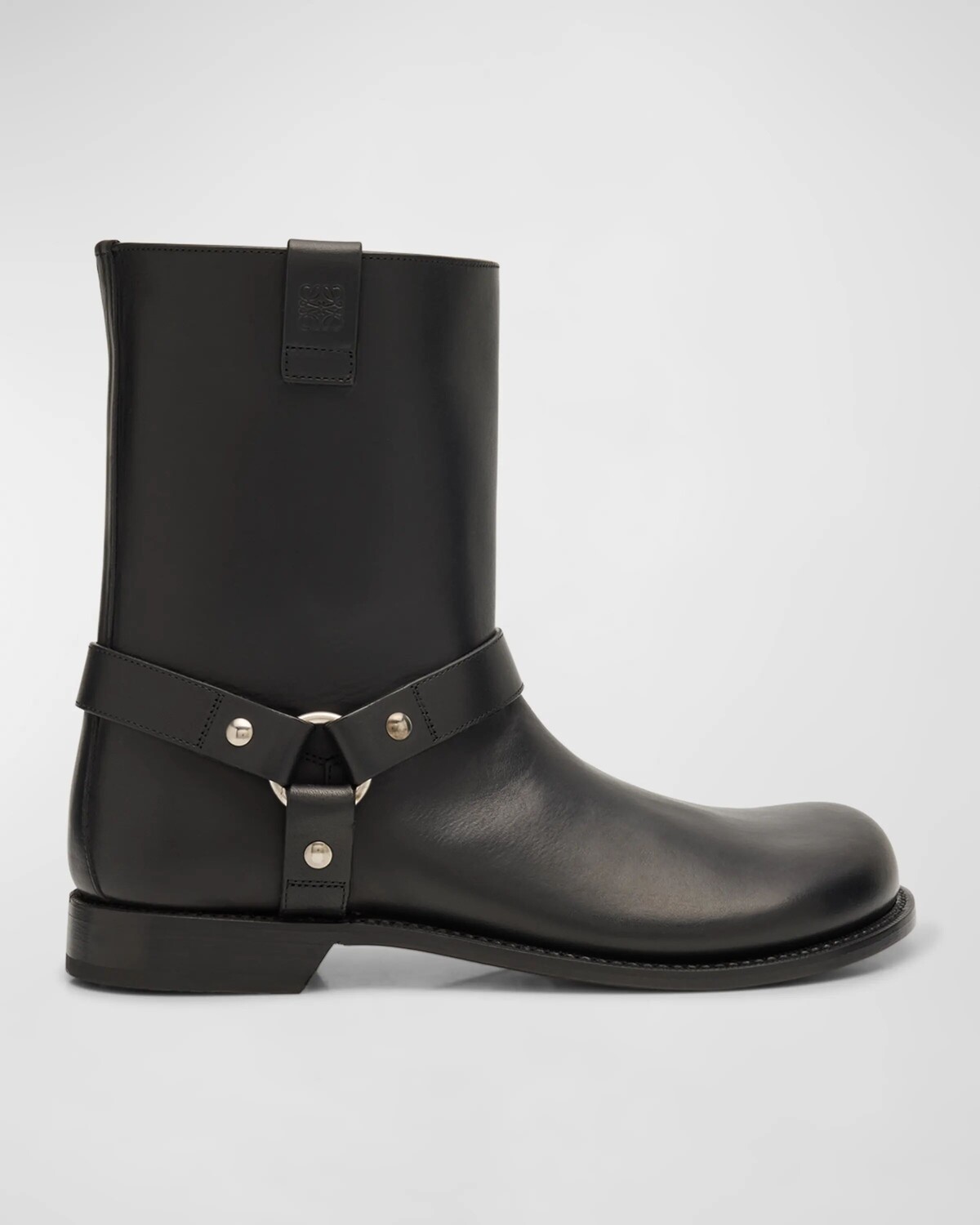 

Мужские кожаные байкерские ботинки Campo Loewe, черный