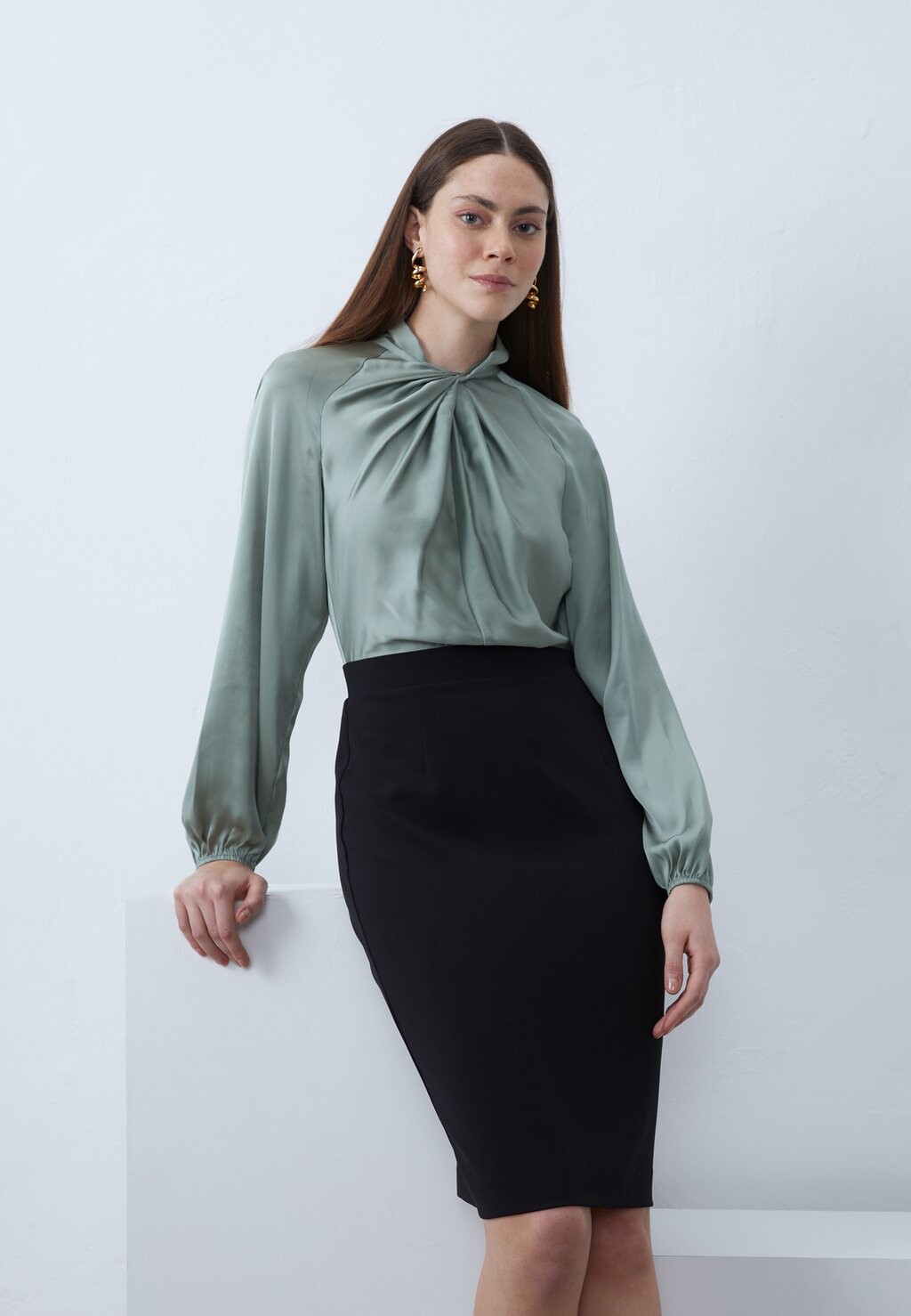 

Платье-футляр Anna Field, цвет green/black