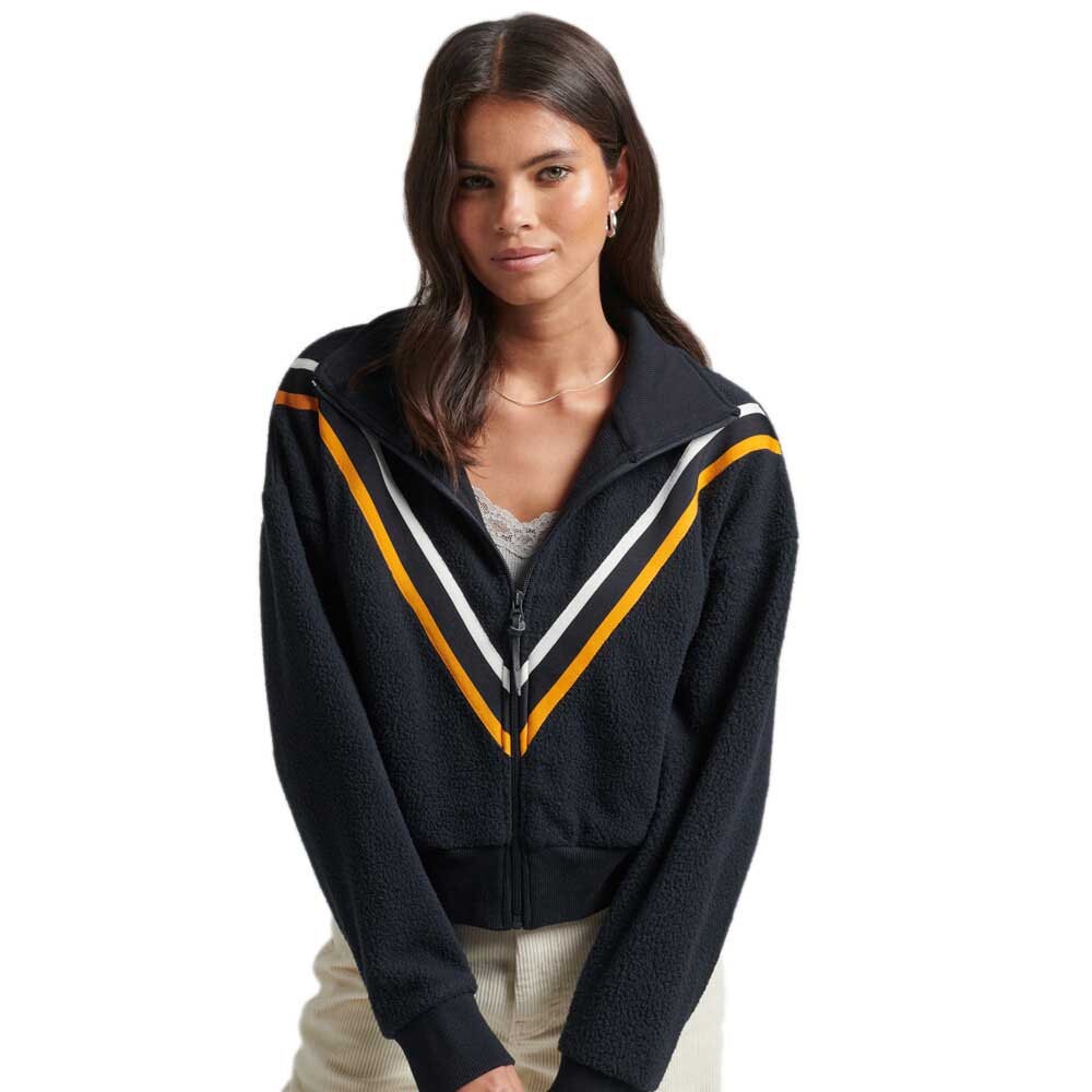

Куртка Superdry Vintage Chevron Polar Fleece, синий