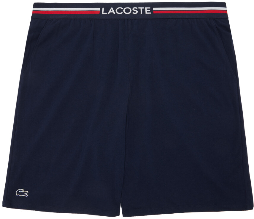 

Темно-синие боксеры с нашивками Lacoste