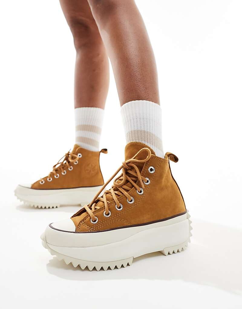 

Converse – Run Star Hike Hi – кроссовки от Wildlederimitat в Hellbraun