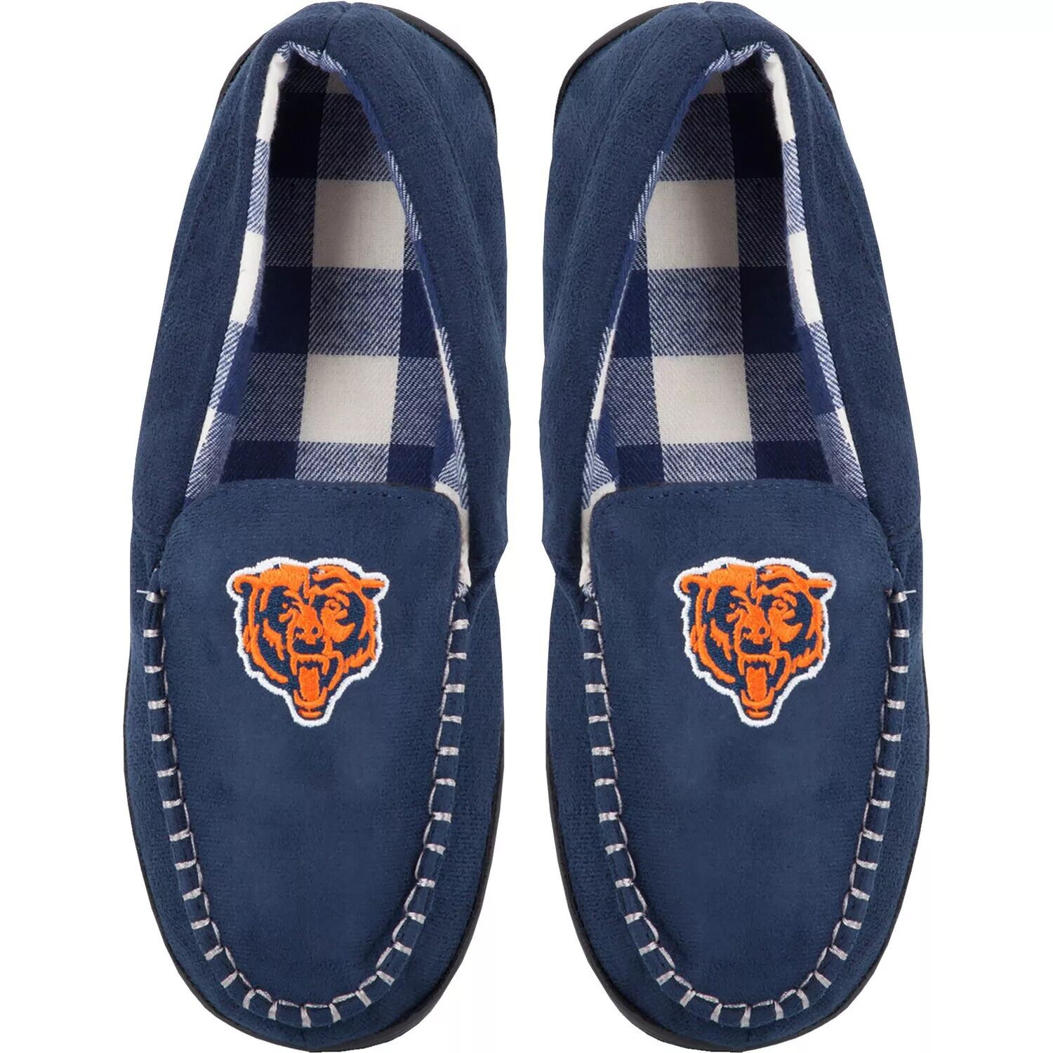 

Мужские фланелевые мокасины с логотипом FOCO Chicago Bears Team