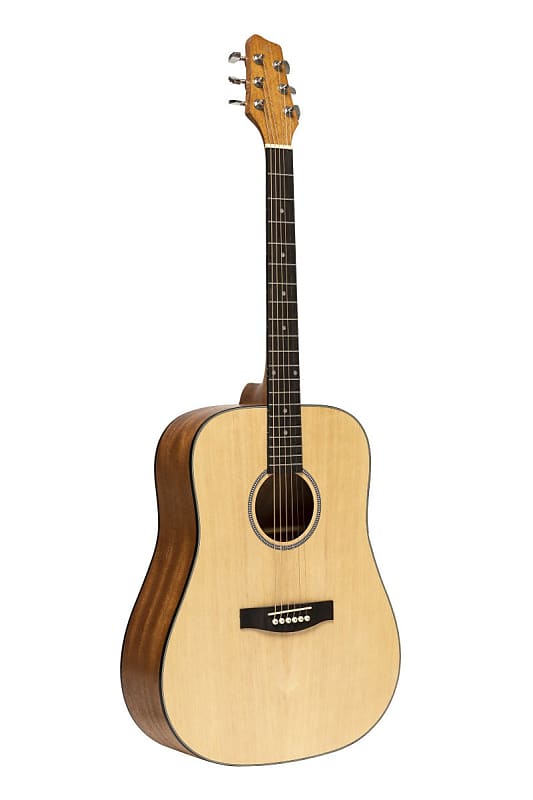 Акустическая гитара Stagg Dreadnought Acoustic Guitar - Natural - SA25 D SPRUCE