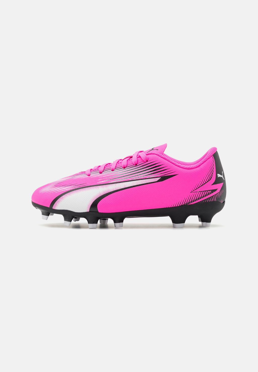 

Футбольные бутсы с шипами Ultra Play Fg/Ag Jr Unisex Puma, цвет poison pink/white/black, Розовый