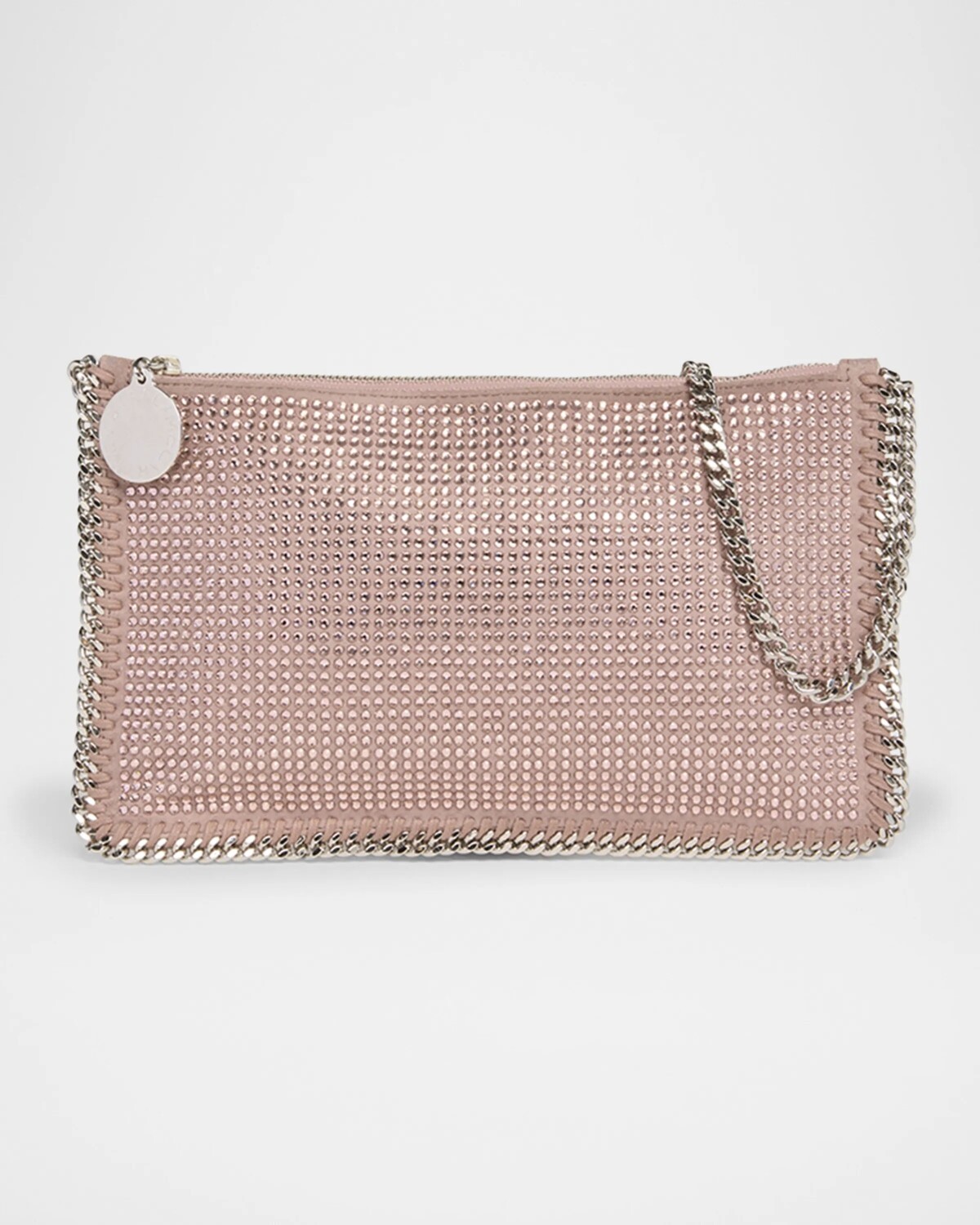 

Сумка на плечо Falabella Allover с кристаллами Stella Mccartney, цвет Dusty Pink