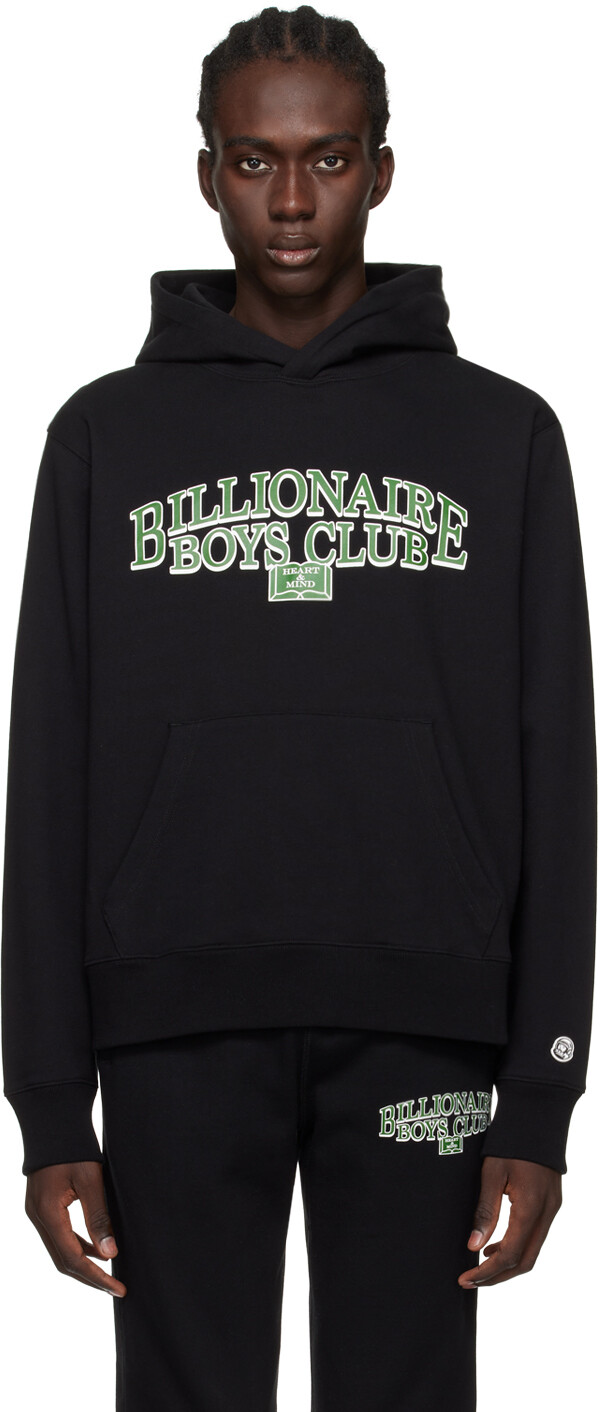 

Черная толстовка с капюшоном «Ученый» Billionaire Boys Club