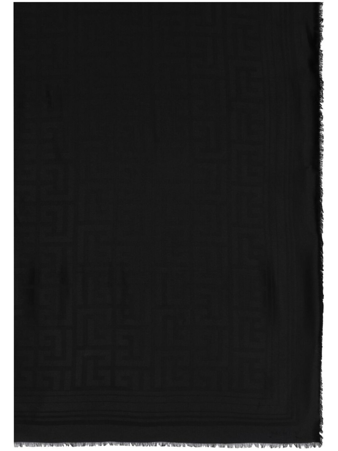 

Balmain жаккардовый фуляр с монограммой, черный