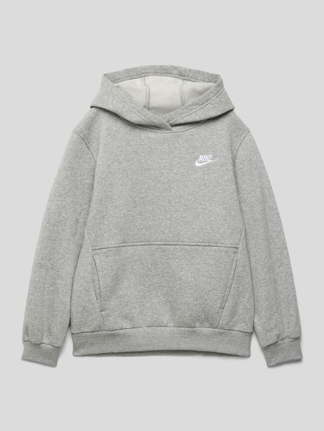 

Толстовка с вышивкой этикеток Nike, серый