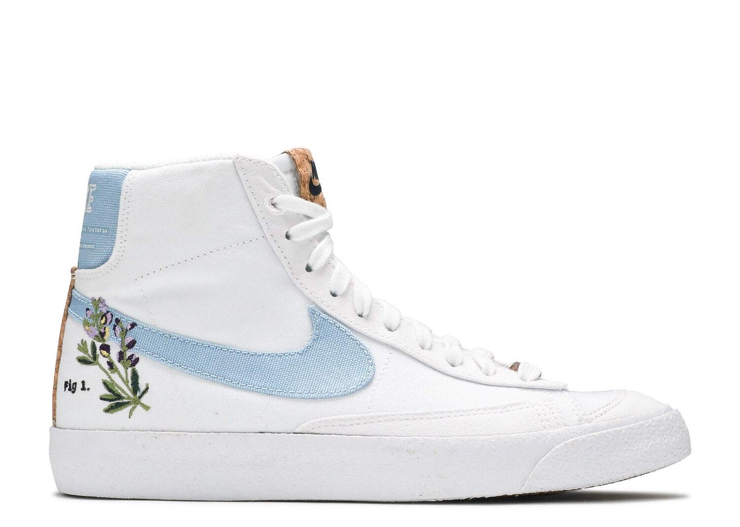 

Кроссовки Nike Blazer Mid '77 Se Gs 'Indigo', белый