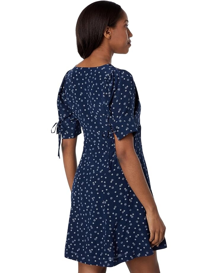 

Платье Madewell Silk Button-Front Mini Dress in Bandana Flower, цвет Twilight
