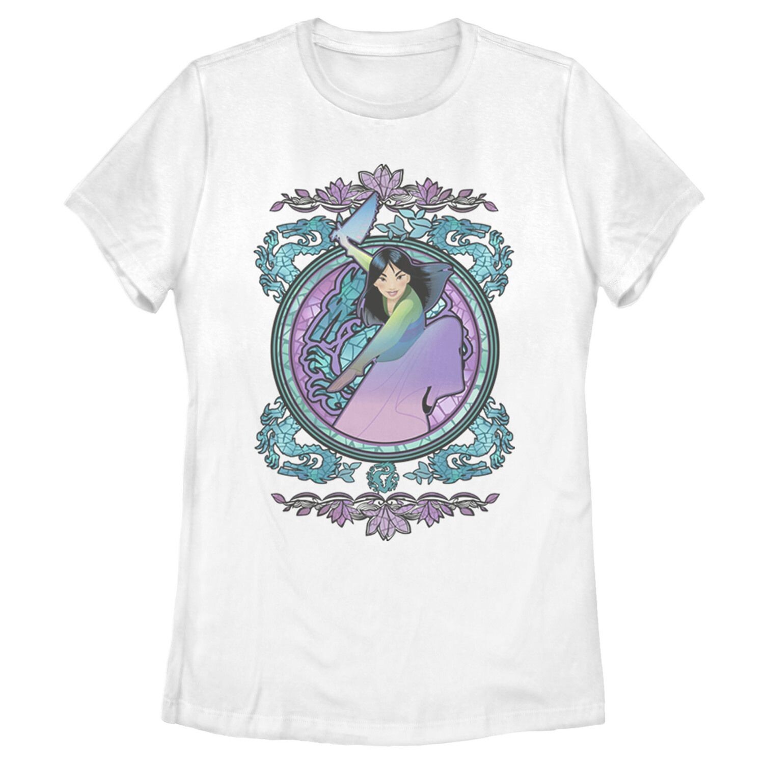 

Футболка для юниоров Disney Mulan с витражами Fan Fight Licensed Character