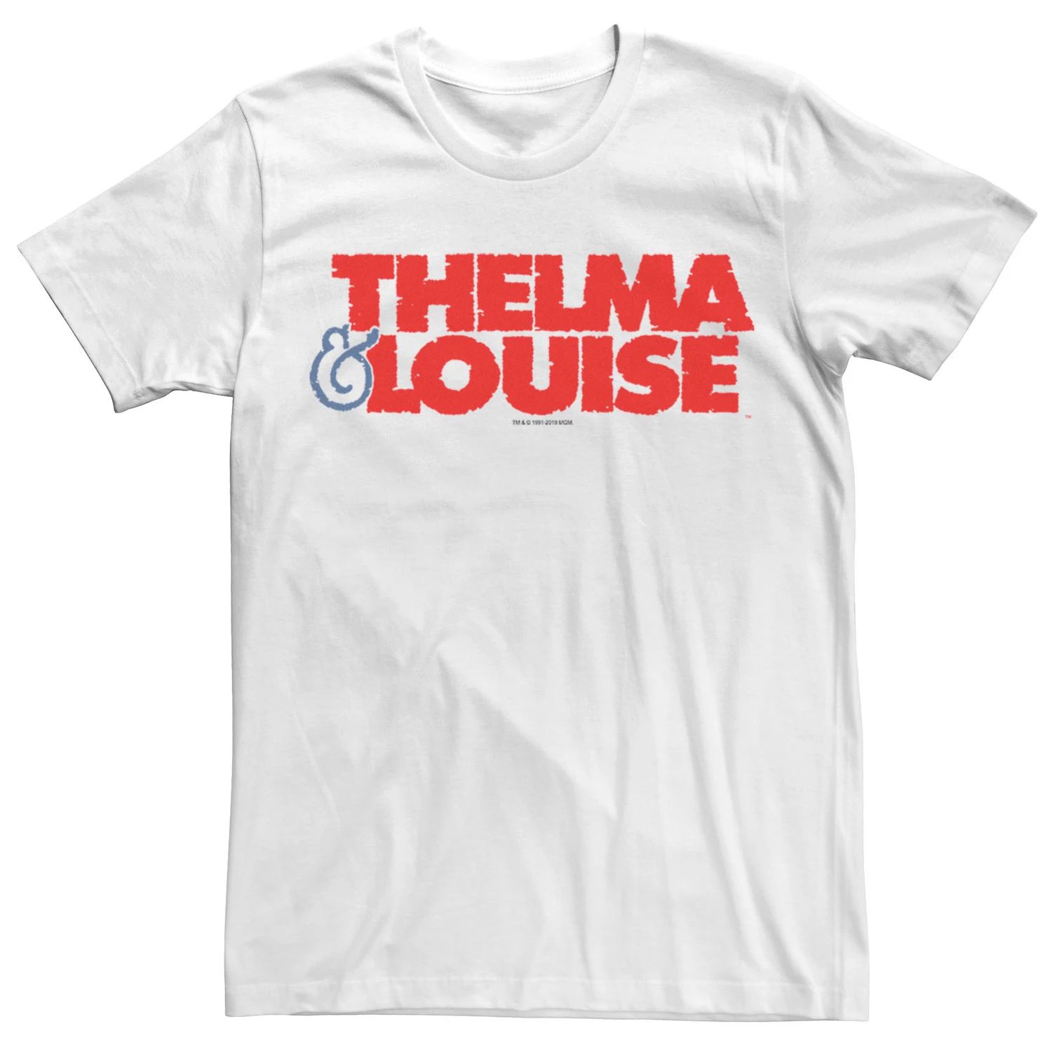 Мужская футболка с простым логотипом Thelma & Louise Licensed Character