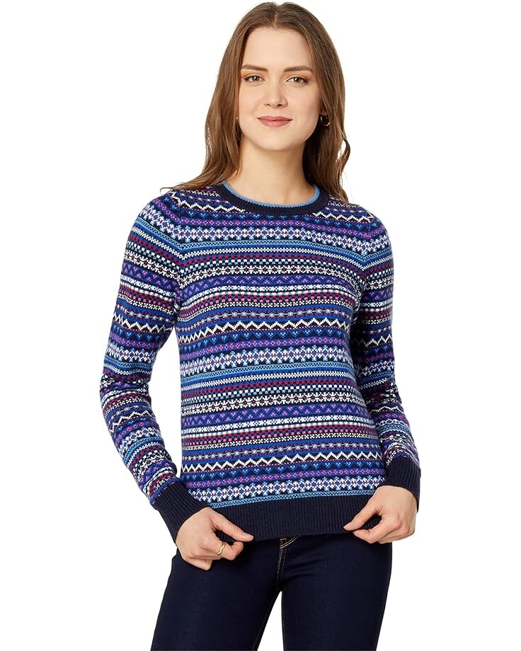 

Свитер Draper James Fair Isle Crew Neck Sweater, розовый