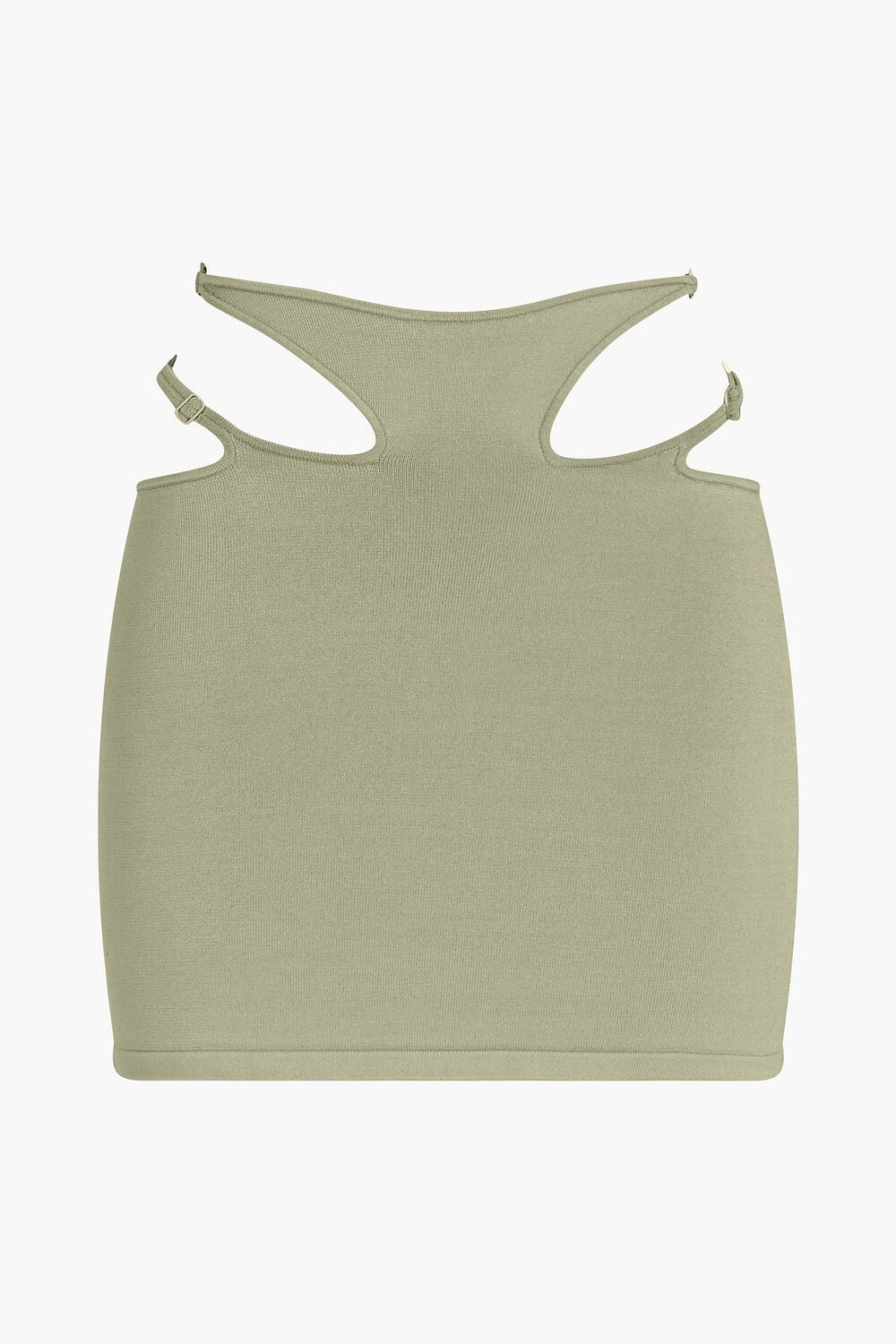 

Мини-юбка эластичного понте с вырезом DION LEE, зеленый