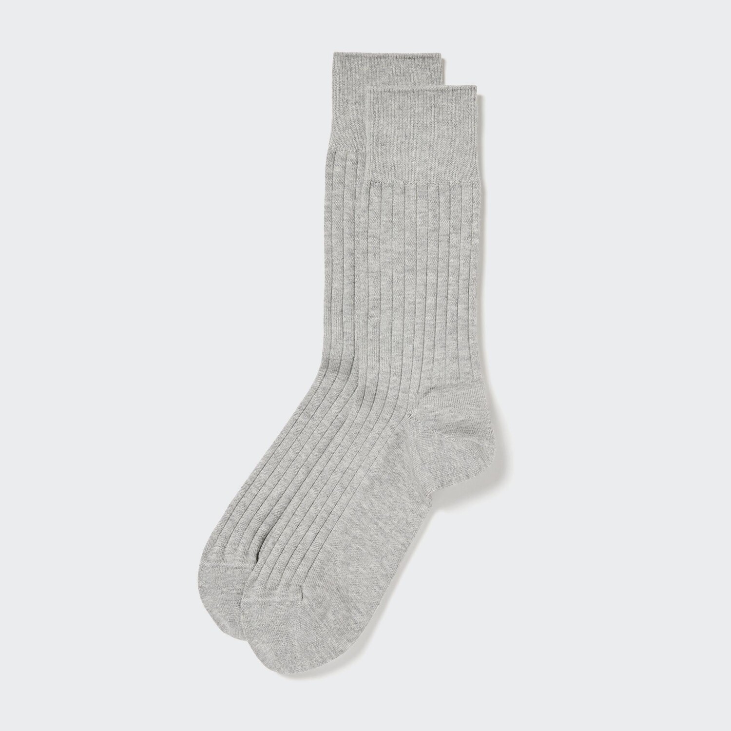 

Носки Supima из хлопка в рубчик Uniqlo, серый
