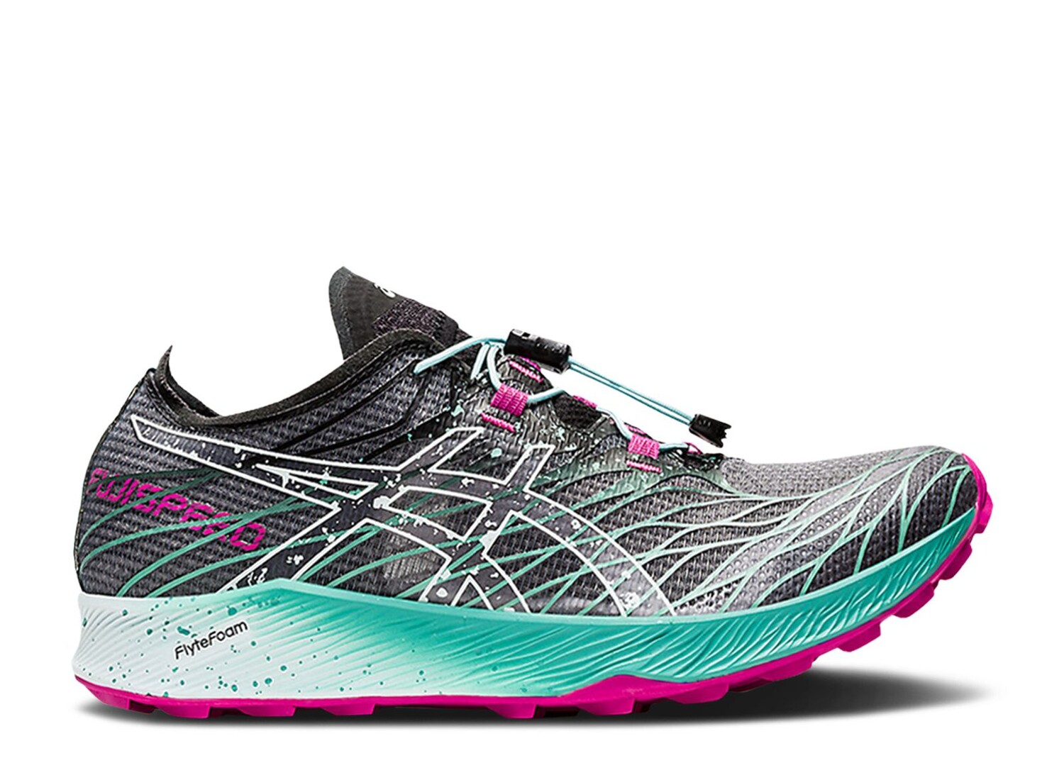 

Кроссовки ASICS Wmns Fuji Speed 'Black Soothing Sea', черный