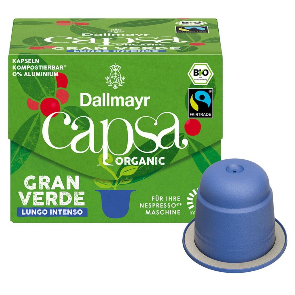 

Органическая справедливая торговля Dallmayr Capsa 56 г Mega-Paradies