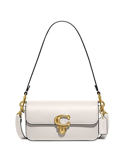 

Миниатюрная сумка через плечо Studio Baguette COACH, цвет White